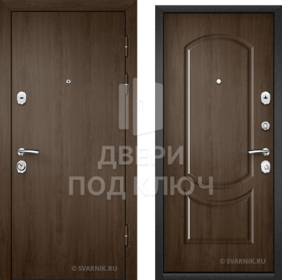Металлическая входная левая дверь в дом ДПК-3220