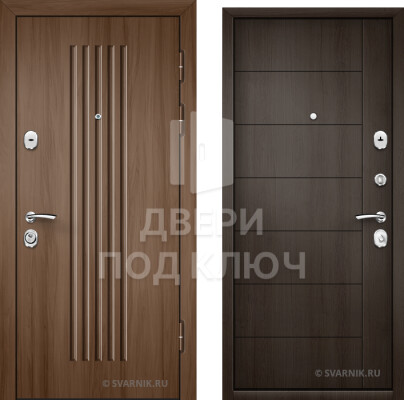 Накладная входная металлическая дверь в дом ДПК-4351