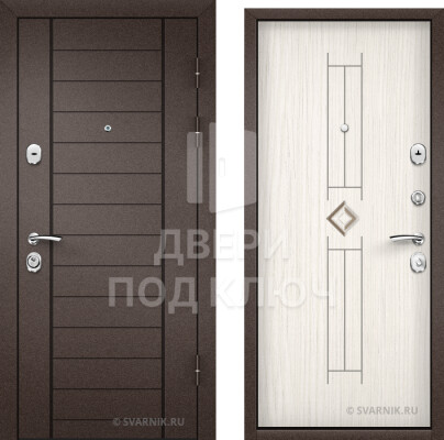 Внутренняя металлическая дверь в дом ДПК-1624