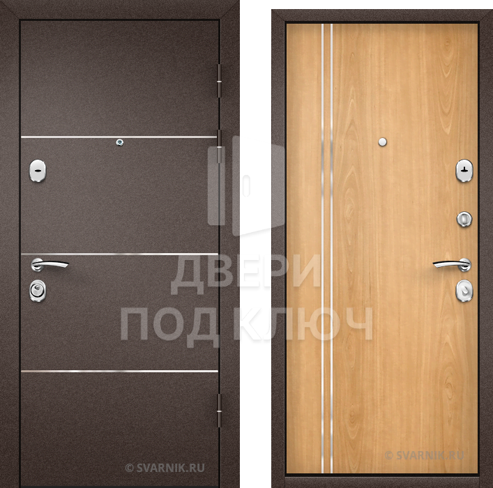 Входная готовая дверь в дом ДПК-2707