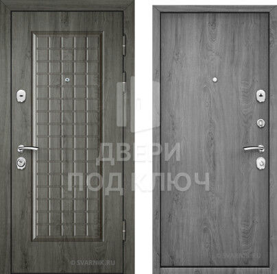 Металлическая входная вторая дверь в коттедж ДПК-2380