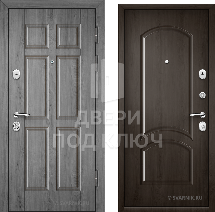 Входная готовая дверь в дом ДПК-2731