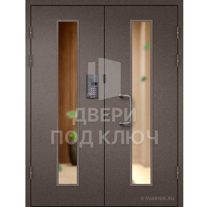 Тамбурная остекленная дверь в подъезд ДПК-13764